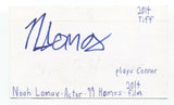 Noah Lomax Signed 3x5 Index Card Autographed Signature Actor Walking Dead