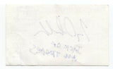 Tony DeCamillis Signed 3x5 Index Card Autographed Signature Actor Longshot