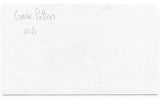Gene Patton Signed 3x5 Index Card Autographed Baseball Player Boston Braves