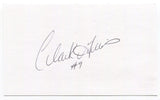 Clark Gillies Signed 3 x 5 Index Card Autographed NHL Hockey Hall of Fame HOF