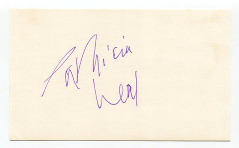 Patricia Neal Signed 3x5 Index Card Autographed The Day The Earth Stood Still