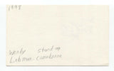 Wendy Liebman Signed 3x5 Index Card Autographed Signature Comedian Comic Actor