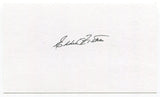 Eddie Fisher Signed 3x5 Index Card Autographed MLB Baseball 1966 Orioles