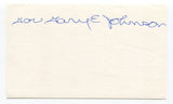 Gary Johnson Signed 3x5 Index Card Autographed New Mexico Governor