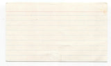 Havanna 3am - Gary Myrick Signed 3x5 Index Card Autographed Signature