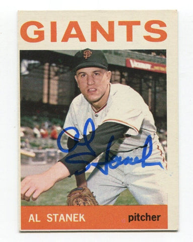 1964 Topps Al Stanek Signed Baseball Card Autographed AUTO #99