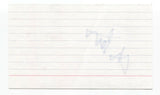 Chris Landreth Signed 3x5 Index Card Autograph Signature Animator Director