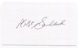 Mike Sandlock Signed 3x5 Index Card Autographed MLB Baseball Brooklyn Dodgers