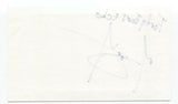 40 Foot Echo - Murray Yates Signed 3x5 Index Card Autographed Signature