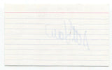 Scott Laurie Signed 3x5 Index Card Autographed Signature Journalist