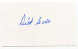 Dick Cole Signed 3x5 Index Card Autographed MLB Baseball Pittsburgh Pirates