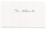 John Ellacombe Signed 3x5 Index Card Autograph WWII RAF Pilot Battle of Britain