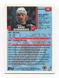 1999 Topps Brad Bombardir Signed Card Hockey NHL Autograph AUTO #178