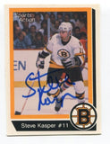 Sports Action Steve Kasper Signed Card Hockey Autograph NHL AUTO #11 Blank Back