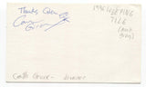 Weeping Tile Cam Giroux Signed 3x5 Index Card Autographed Signature
