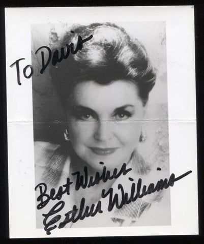 Esther Williams Signed Vintage Photo Autographed AUTO Signature 