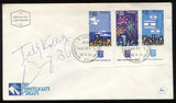 Terry Kollek Signed First Day Cover Autographed Israel FDC Jerusalem Mayor