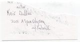 Keir Dullea Signed Cut 3x5 Index Card Autographed Actor 2001 Space Odyssey