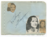 Jean Parker and Kathryn Grayson Signed Album Page 1940's Autograph Three Stooges
