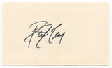 Patrick Leahy Signed 3x5 Index Card Autographed Senator Actor Batman Movies