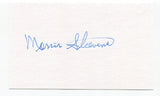 Morrie Steevens Signed 3x5 Index Card Autographed MLB Baseball Chicago Cubs