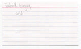 Frederick Gregory Signed 3x5 Index Card Autographed Space NASA Astronaut