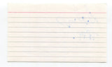 Dave Dunlop Signed 3x5 Index Card Autographed Actor Musician Guitarist