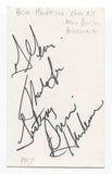 Brian Henderson Signed 3x5 Index Card Autographed Signature News CHUM-AM 