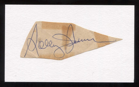 Solly Hemus Signed Cut Autographed Index Card Circa 1962 Baseball Signature