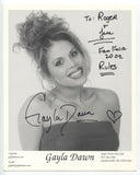Gayla Dawn Signed 8x10 Inch Photo Autographed Signature Country Singer
