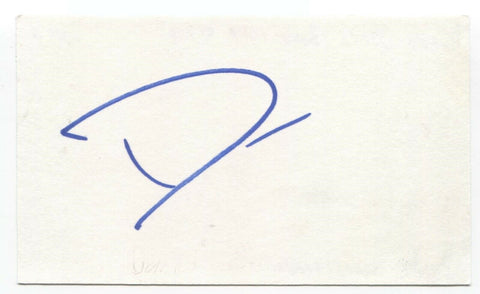 Danko Jones Signed 3x5 Index Card Autographed Signature Band