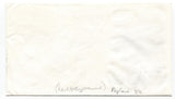 Baron Tony Greenwood Signed FDC First Day Cover Autograph Vintage Signature