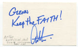 Arthur Kent Signed 3x5 Index Card Autographed Journalist Gulf War Scud Stud