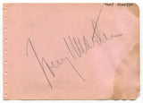 Philip Reed and Tony Martin Signed Album Page 1940's Autographed Harum Scarum