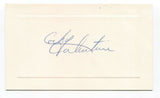 Corky Valentine Signed Card Autograph MLB Baseball Roger Harris Collection