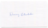 Danny Litwhiler Signed 3x5 Index Card Autographed MLB Baseball 1944 Cardinals