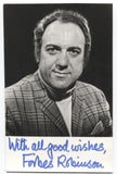 Forbes Robinson Signed Photo Autographed British Bass