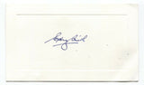 Sir Sydney Smith Signed Card Autographed Signature Forensic Expert Scientist