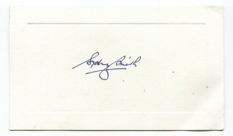 Sir Sydney Smith Signed Card Autographed Signature Forensic Expert Scientist