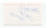 Alison Smyth Signed 3x5 Index Card Autographed Signature Actress