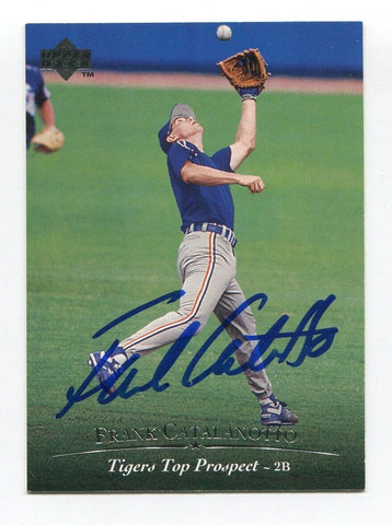 1994 Upper Deck Frank Catalanotto Signed Card Baseball Autographed AUTO #157