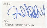 Jill Sobule Signed 3x5 Index Card Autographed Signature Singer