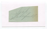 Dick Schofield Signed Cut Index Card Autographed Baseball MLB California Angels