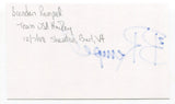 Brendan Rempel Signed 3x5 Index Card Autographed Hockey Team USA