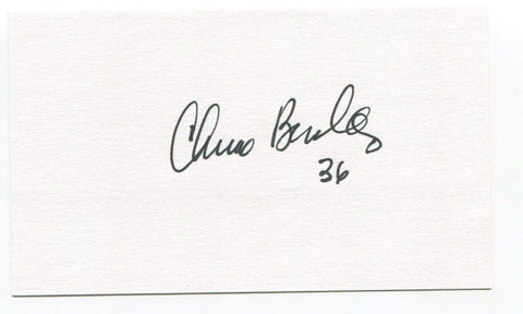 Chris Beasley 3x5 Index Card Autographed Signature California Angels Debut 1991