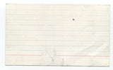 Will Durst Signed 3x5 Index Card Autographed Signature Comedian Humorist