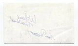 Tom Rooney Signed 3x5 Index Card Autographed Signature Actor