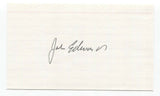 Johnny Edwards Signed 3x5 Index Card Baseball Autographed Signature