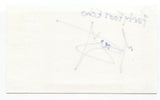 40 Foot Echo - Murray Yates Signed 3x5 Index Card Autographed Signature