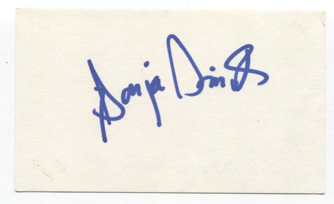 Sonja Smits Signed 3x5 Index Card Autograph Signature Actor Street Legal